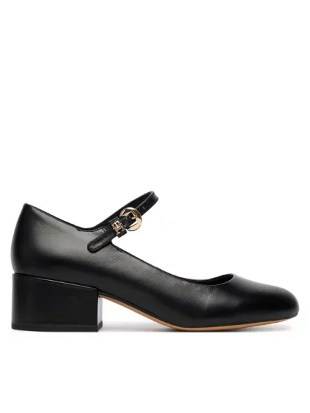 Tommy Hilfiger Γοβάκια Heeled Maryjane Buckle μαύρο