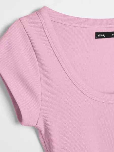 Футболка basic бегонія