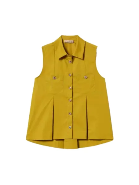 Koszula Twinset bez rękawów zielona