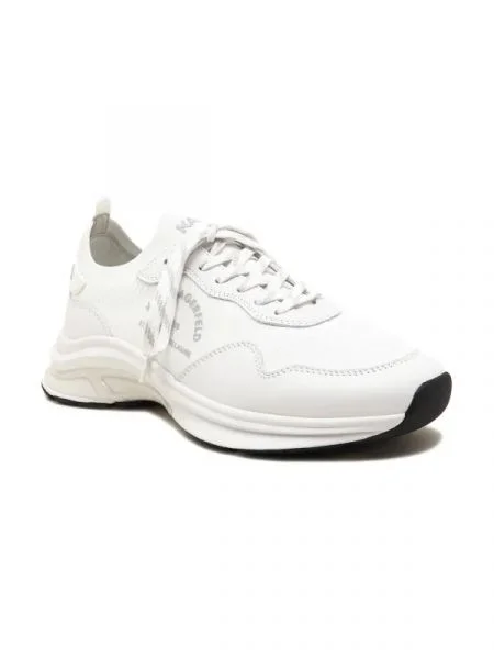 Karl Lagerfeld Sneakers LUX FINESSE Maison Karl Sock cu adaos de piele alb