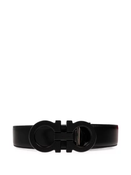 Cu centură reversibil curea Ferragamo negru