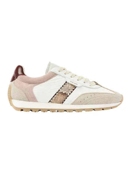 Sneakersy Via Vai skórzane beżowe