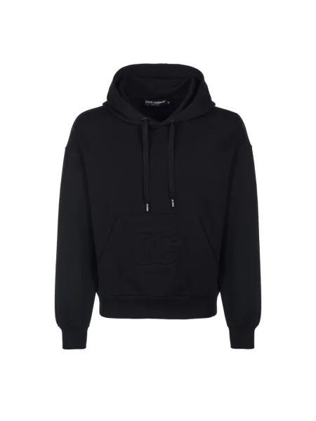 Bluza z kapturem Dolce And Gabbana z kapturem czarna