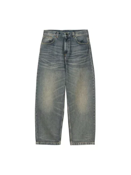 Baggy jeans Carhartt Wip niebieskie
