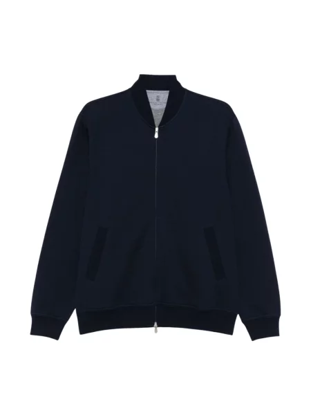 Kurtka bomber Brunello Cucinelli niebieski