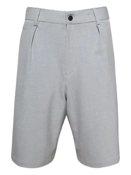 Pantaloni scurți Nahmias plisate gri
