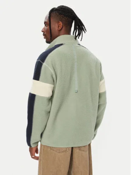 Quiksilver Fliso džemperis Šviesiai Comfort Fit žalia