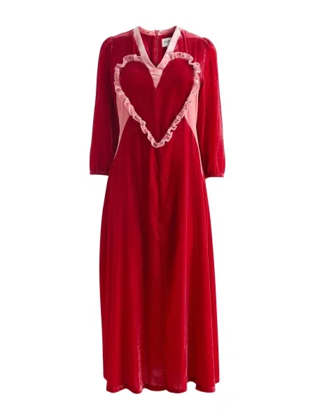 Cath Kidston Obleka svetlo roza rdeča