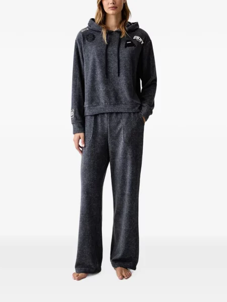 Pijamale Dkny cu autograf gri