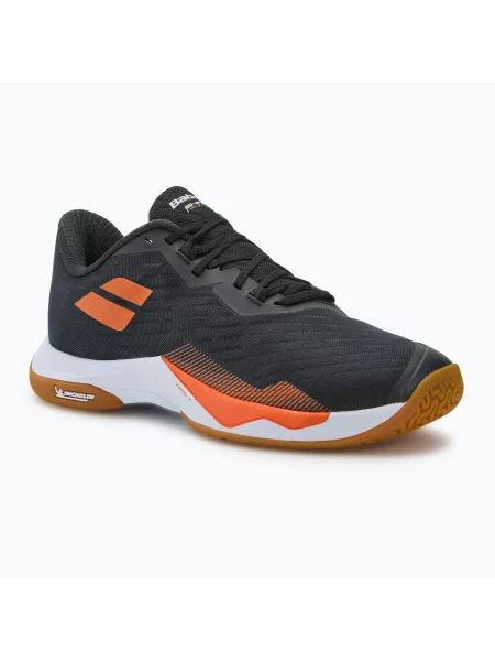 Cipő do badmintona férfi Babolat Shadow Tour 5 black/ orange Shadow Tour 5 fekete