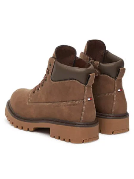 Tommy Hilfiger Žygio batai D ruda