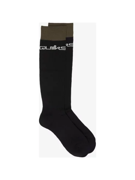 Skarpety Quiksilver Cold Days oliwkowa zieleń 1 para S czarny