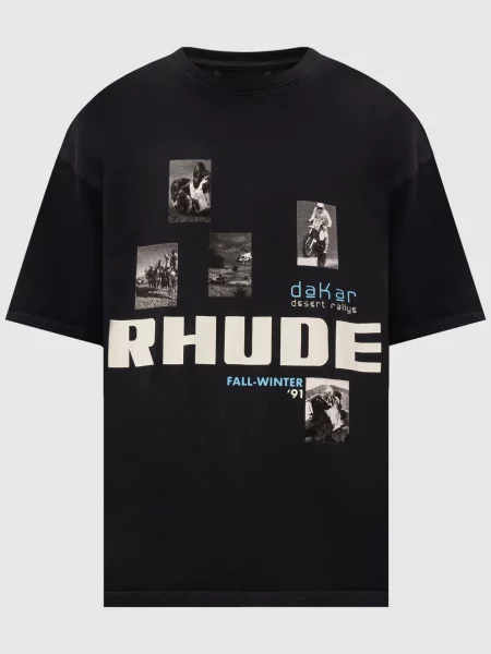 Футболка Winter 91 Rallye Rhude чорна
