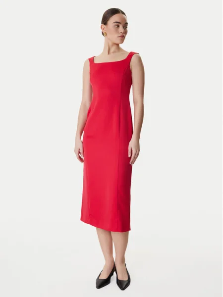 Marella Rochie cocktail Perle roșu