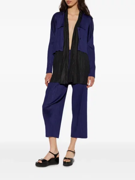 Nadrág Pleats Please Issey Miyake kék