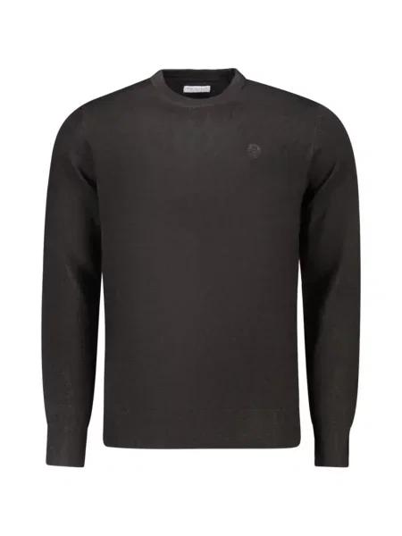 Pulover North Sails cu decolteu rotund negru