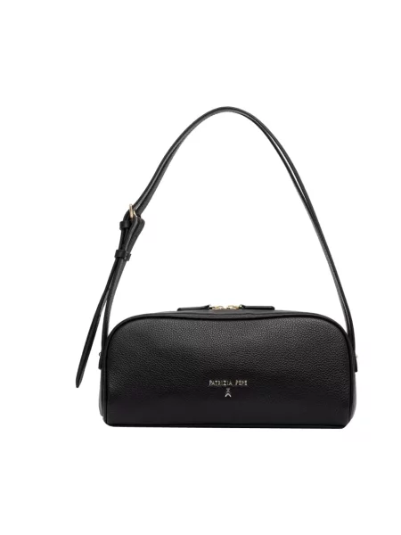 Patrizia Pepe Torebki Kobieta ONE SIZE Skóra Baguette Bag czarny