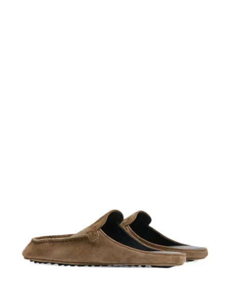 Mocasini Mansur Gavriel din piele de căprioară maro