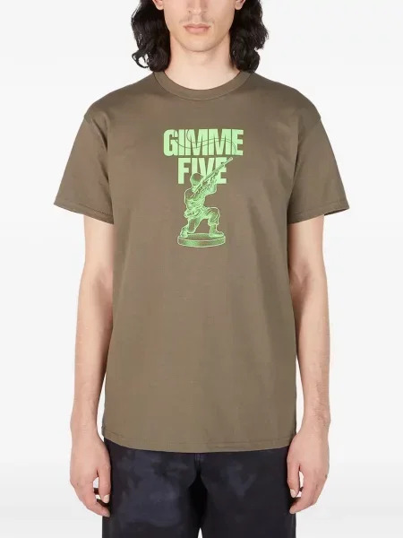 Póló Gimme 5 nyomtatás zöld