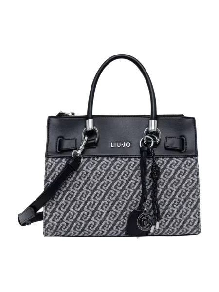 Liu Jo torebka crossbody z bawełną szara