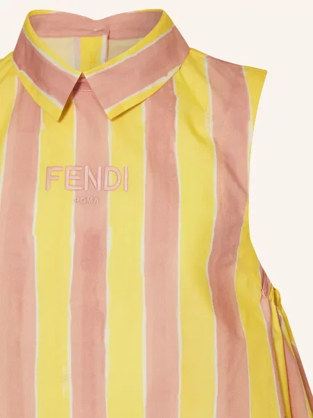 Fendi Sukienka beige beżowa