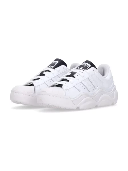 Lniane sneakersy Adidas Superstar białe