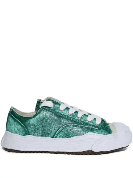 Sneakerși Maison Mihara Yasuhiro din piele verde