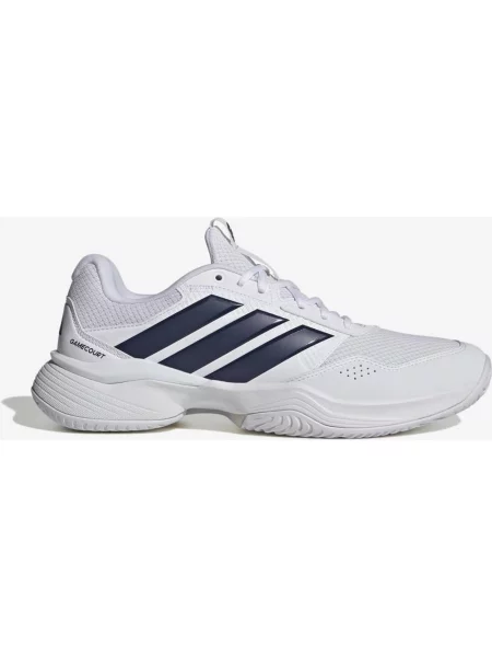 Buty do biegania adidas GameCourt granatowy 40 biały