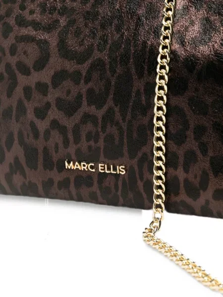 Κολιέ Marc Ellis με σχέδιο με λεοπαρ μοτιβο καφέ