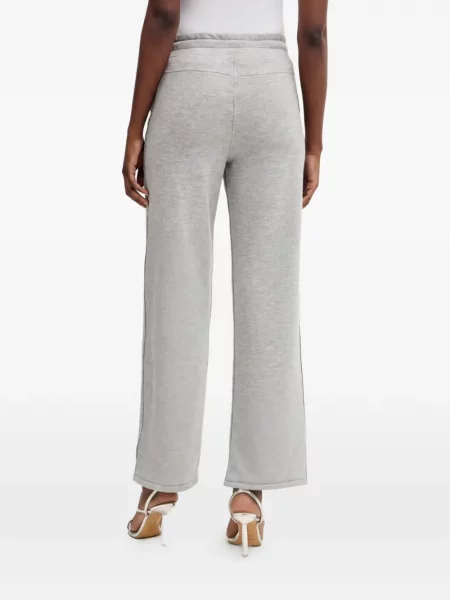 Pantaloni Liu Jo alergare cu cordon gri