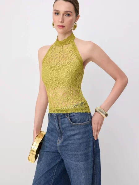 Trendyol Top kiwi verde