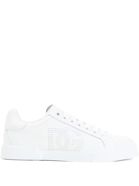 Sneakerși Dolce & Gabbana din piele alb