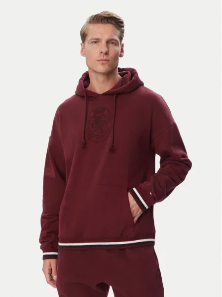 Tommy Hilfiger mikina lounge pánska červená
