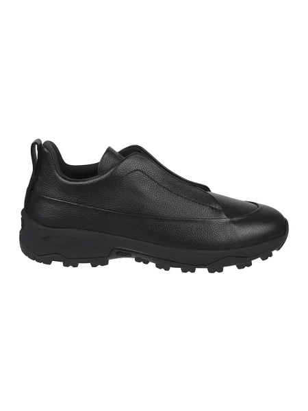 Sneakersy Zegna skórzane czarne