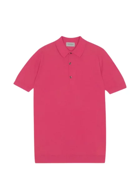 Tricou polo John Smedley roz