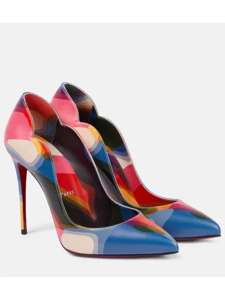Pantofi cu toc Christian Louboutin din piele cu imagine