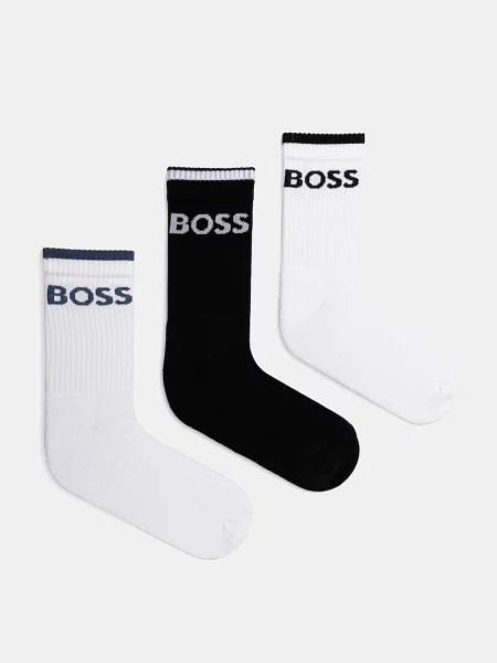Чорапи BOSS 6 чифта черно бяло