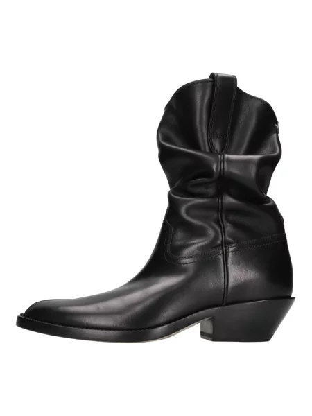 Botki Maison Margiela skórzane czarne