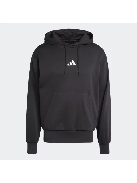 ADIDAS SPORTSWEAR Športna majica FEELCOZY črna bela