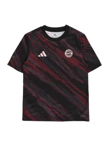 ADIDAS PERFORMANCE Tehnička sportska majica FC Bayern Pre-Match bež / tamo siva / rubin crvena crna