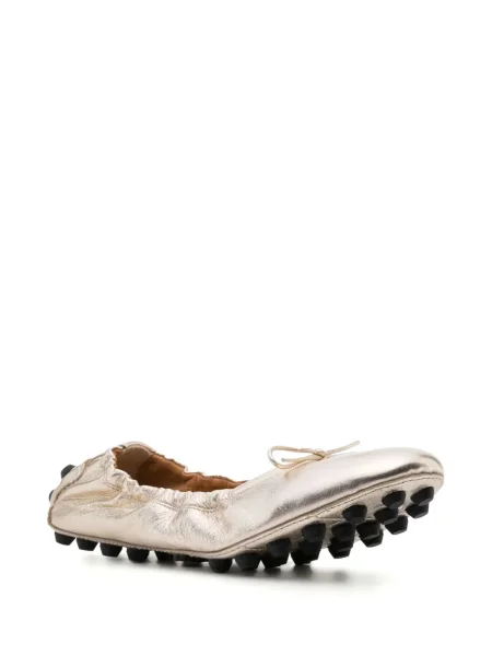 Balerini Tod's din piele auriu