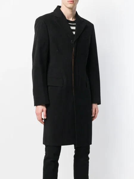 Kabát Jean Paul Gaultier Pre-owned po kolena černý