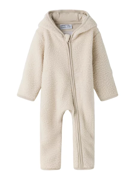 NAME IT Salopetă NBFLANA gri taupe / roz negru