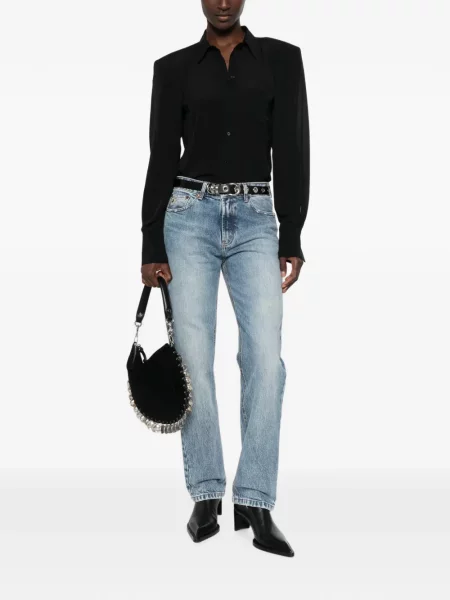 Blugi drepți Lois Jeans albastru