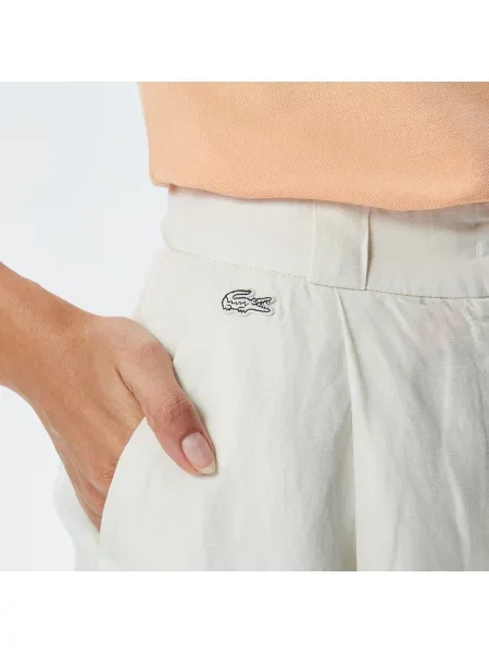 Lacoste Spodnie Lacoste białe