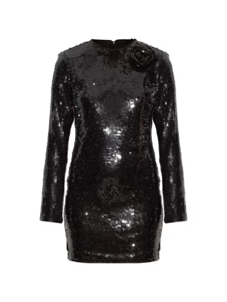 Rochie Rotate Birger Christensen cu paiete cu model floral negru