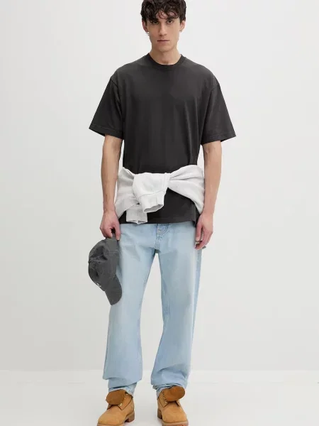 Vans kratka majica Premium LX SS Loose Fit siva