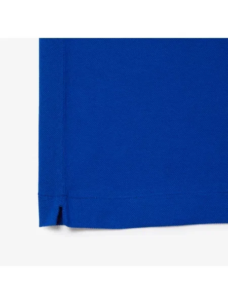 Lacoste Koszulka Polo Oryginał Petit Piqué niebieska