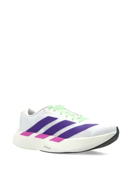 Tricou Adidas din piele de căprioară cu model floral lung maro