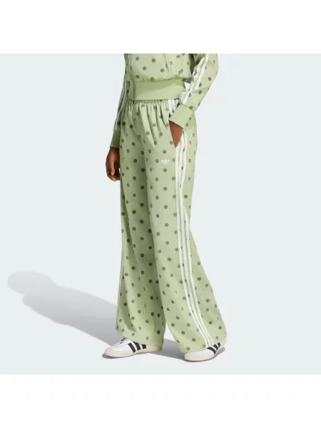 SPODNIE SATIN POLKA DOTS WIDE LEG